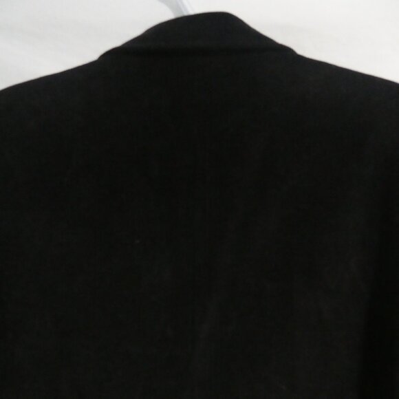 RAFAELLA | size 12 | Women's Black Corduroy / Cords Dress Jacket / Blazer - Picture 10 of 14